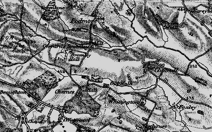 Old map of Gerrard's Bromley in 1897