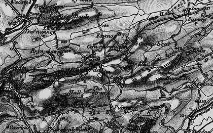 Old map of Gaer Fawr in 1897