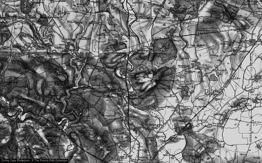 Historic Ordnance Survey Map of Gibralter, 1896