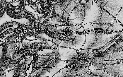 Old map of Giddeahall in 1898