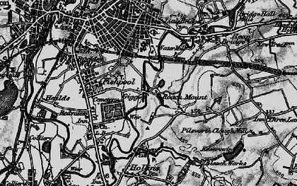 Old map of Gigg in 1896
