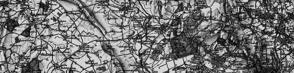 Old map of Giggetty in 1899