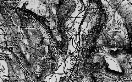 Old map of Giggleswick in 1898