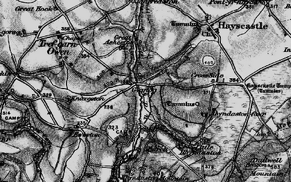 Old map of Gignog in 1898