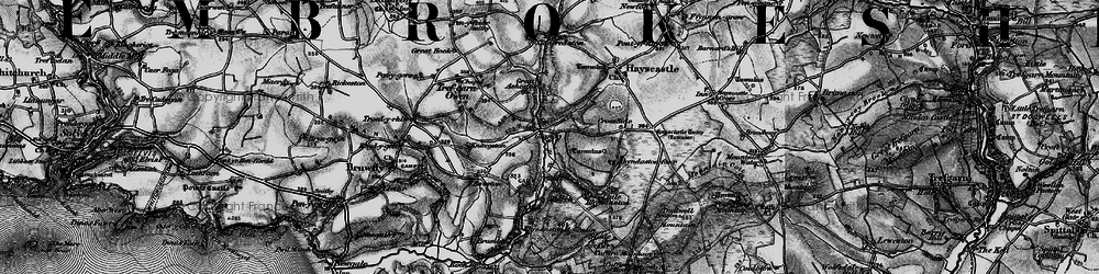 Old map of Barch in 1898