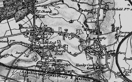 Old map of Gilbert's End in 1898