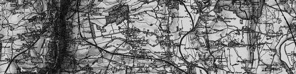 Old map of Gilbert's End in 1898