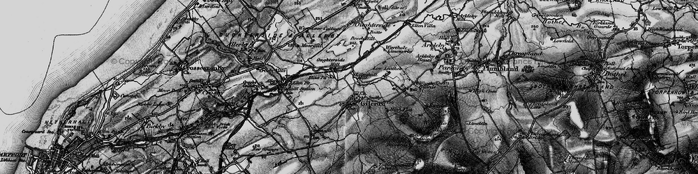 Old map of Gilcrux in 1897