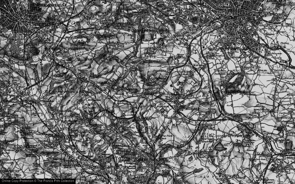 Old Map of Gildersome Street, 1896 in 1896