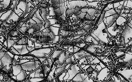 Old map of Gildersome Street in 1896