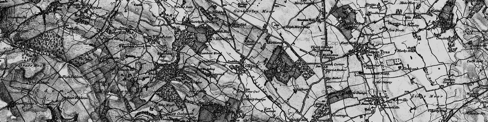 Old map of Gilling West in 1897