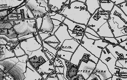 Old map of Gillmoss in 1896