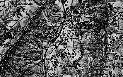 Old map of Gillow Heath in 1897