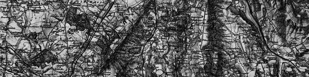 Old map of Gillow Heath in 1897