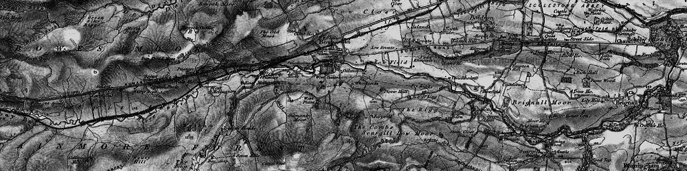 Old map of Greta Valley in 1897