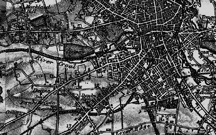Old map of Gilnow in 1896