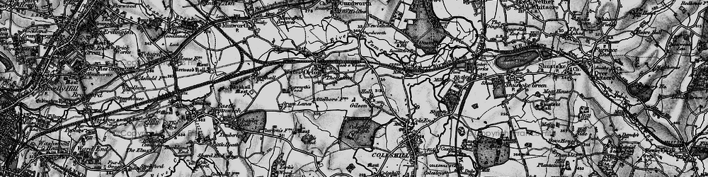 Old map of Gilson in 1899
