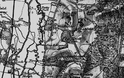 Old map of Gilwell Park in 1896