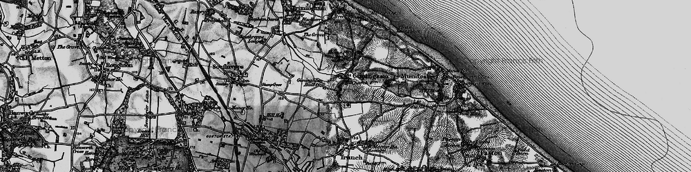 Old map of Gimingham in 1899