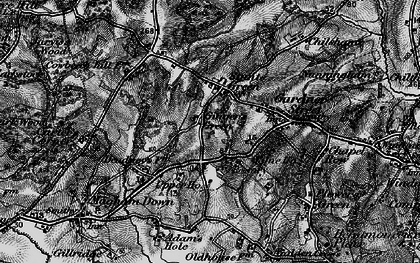 Old map of Buckwell Place in 1895