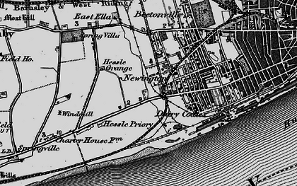 Old map of Gipsyville in 1895