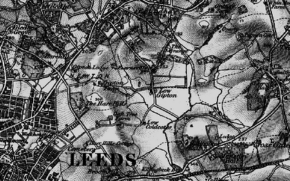 Old map of Gipton in 1898