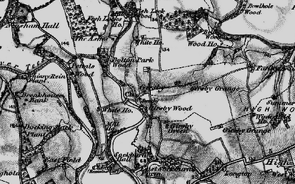 Old map of Bolton Park Wood in 1898