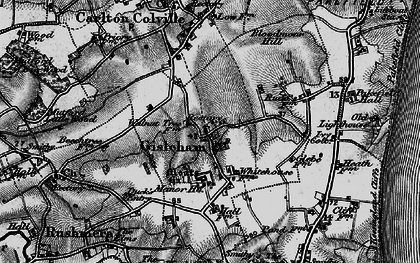 Old map of Gisleham in 1898