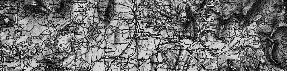 Old map of Bryn-yr-efail uchaf in 1899