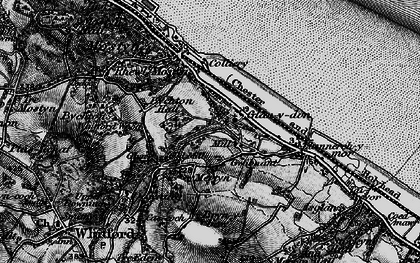 Old map of Glan-y-don in 1896