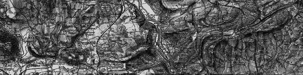 Old map of Glan-y-llyn in 1898