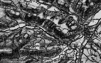 Old map of Glan-y-nant in 1899