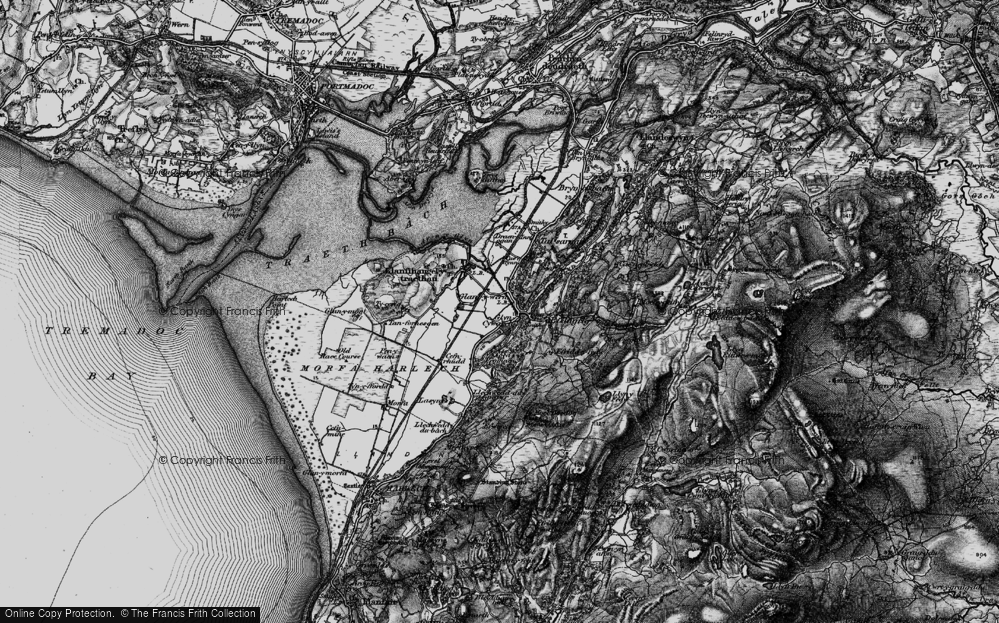 Old Map of Glan-y-wern, 1899 in 1899