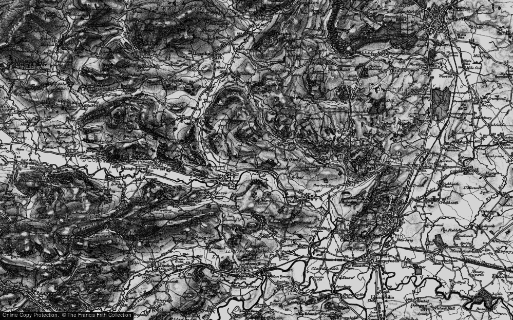 Old Map of Glan-yr-afon, 1897 in 1897