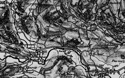 Old map of Pen-y-graig-isaf in 1897