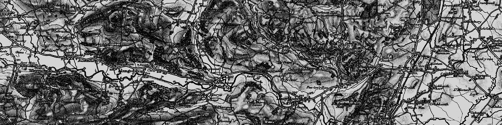 Old map of Pen-y-graig-isaf in 1897