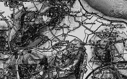 Old map of Glanwydden in 1899