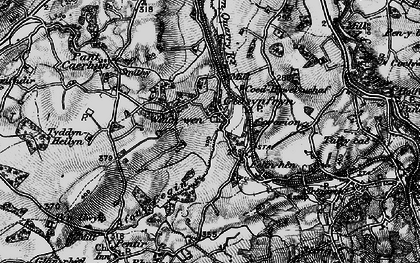 Old map of Glasinfryn in 1899