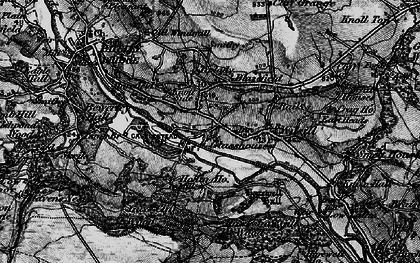 Old map of Glasshouses in 1898