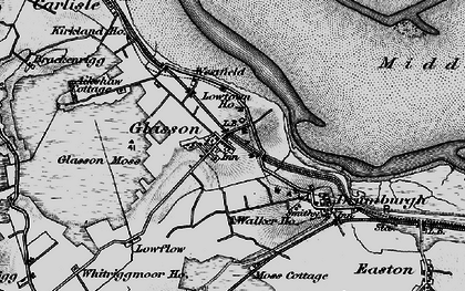 Old map of Whitriggmoor Ho in 1897
