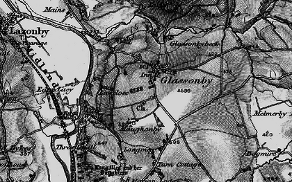 Old map of Glassonby in 1897