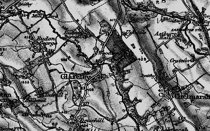 Old map of Glazeley in 1899
