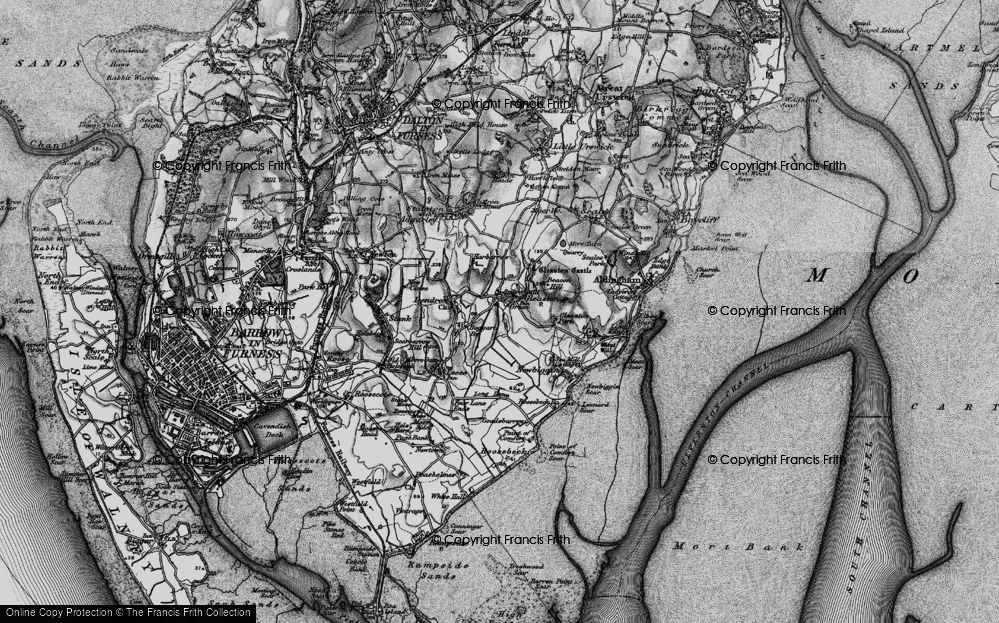 Old Map of Gleaston, 1897 in 1897