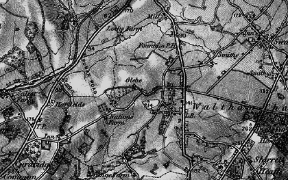 Old map of Glebe in 1895