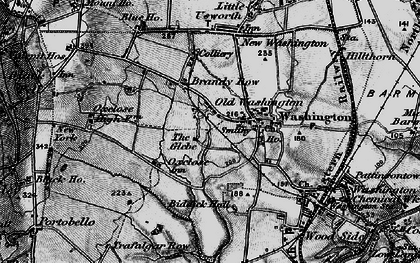 Old map of Glebe in 1898