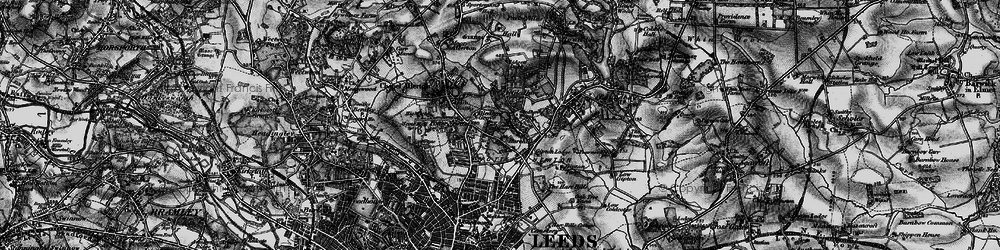 Old map of Gledhow in 1898