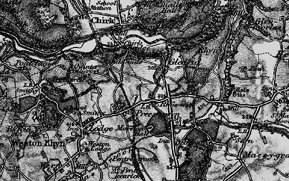 Old map of Gledrid in 1897
