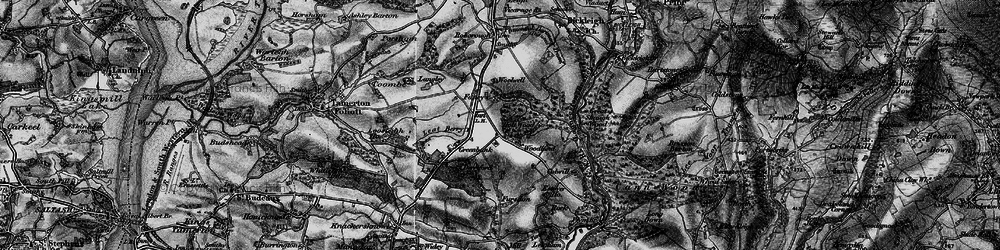 Old map of Glenholt in 1896