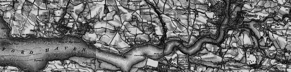 Old map of Glenowen in 1898