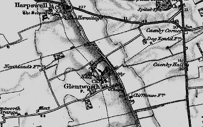 Old map of Glentworth in 1898